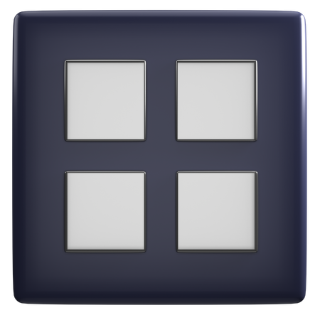 Red  3D Icon