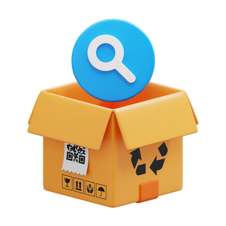 Caja de búsqeda  3D Icon