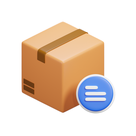 Caja de texto  3D Icon