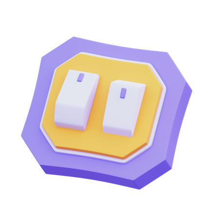 Tablero de interruptor electrico  3D Icon