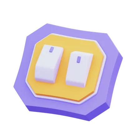 Tablero de interruptor electrico  3D Icon