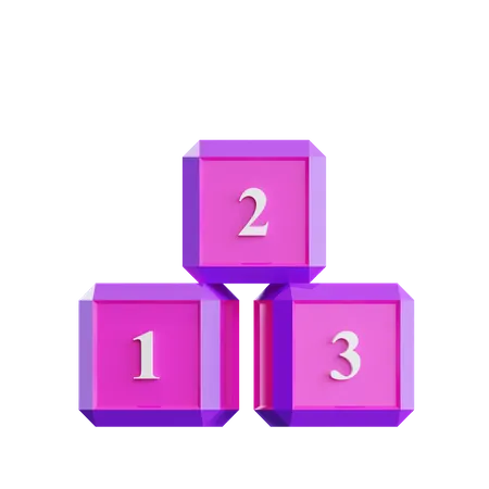 Cuadro numérico  3D Icon