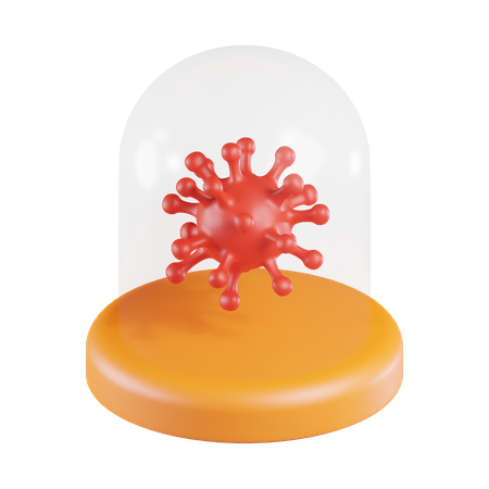 Cuarentena de virus  3D Icon