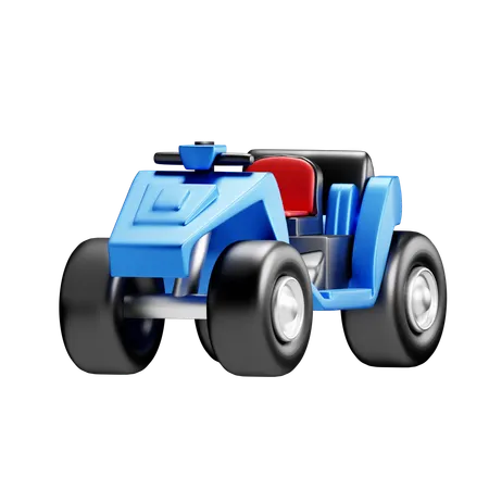 Cuatriciclo  3D Icon
