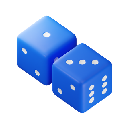 Cuatro dados  3D Icon