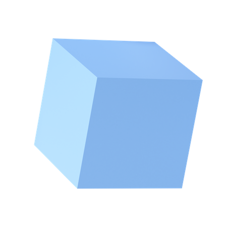Cube Shape 3D Illustration