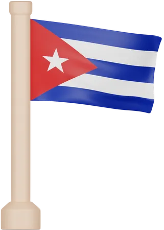 Cuba Flag  3D Icon