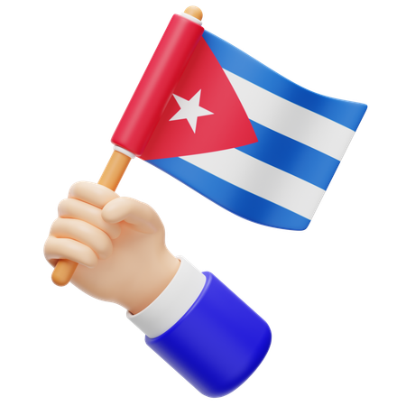 Cuba Flag  3D Icon