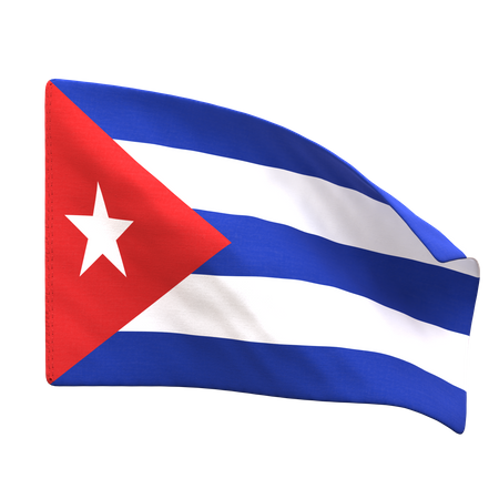 Cuba Flag  3D Icon