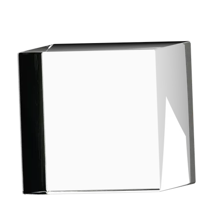 Transparent Cube 3 D Illustration 3D Icon