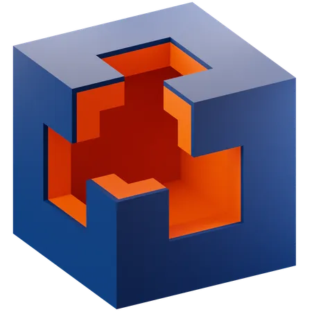 Cube  3D Icon