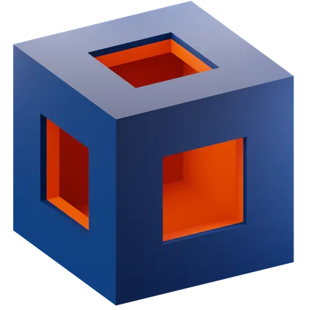 Cube  3D Icon