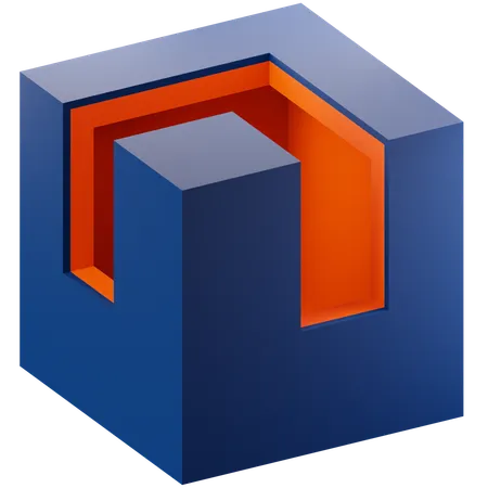 Cube  3D Icon