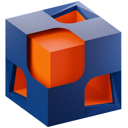 Cube  3D Icon