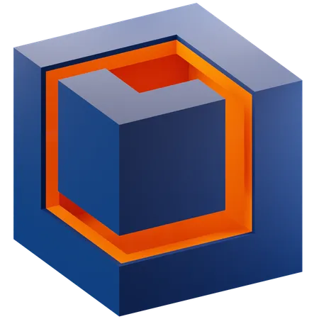 Cube  3D Icon