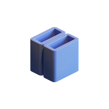 Cube 3 D Render Illustration Design Element 3D Icon