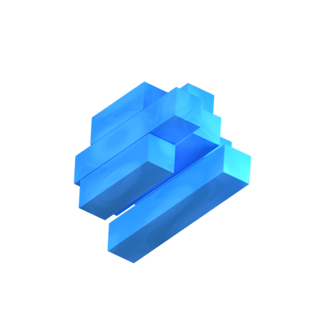 Cube Abstract  3D Icon