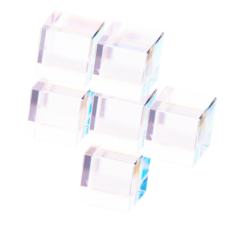 Cube Abstract  3D Icon