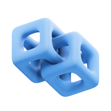 Cube Abstract  3D Icon