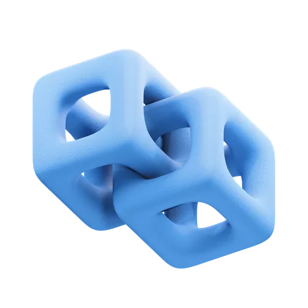 Cube Abstract  3D Icon