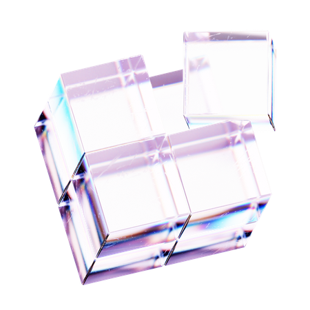 Cube Abstract  3D Icon