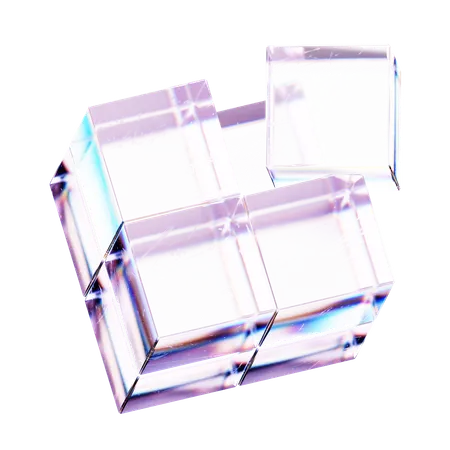 Cube Abstract  3D Icon