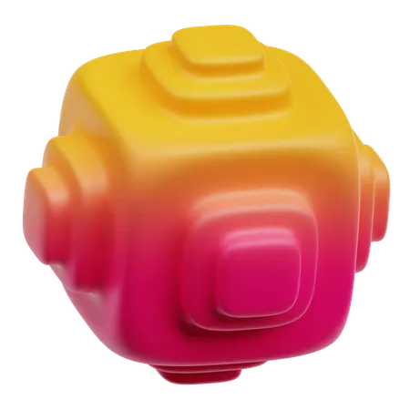 Cube Abstract  3D Icon