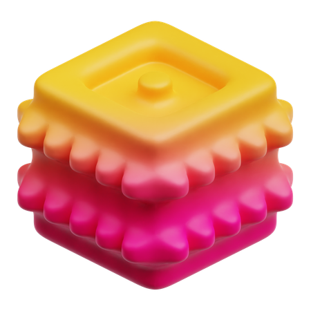 Cube Abstract  3D Icon