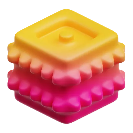 Cube Abstract  3D Icon