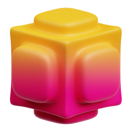 Cube Abstract  3D Icon