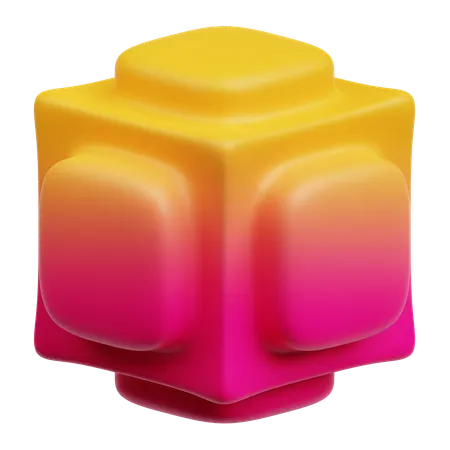 Cube Abstract  3D Icon