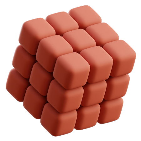 Cube Abstract  3D Icon