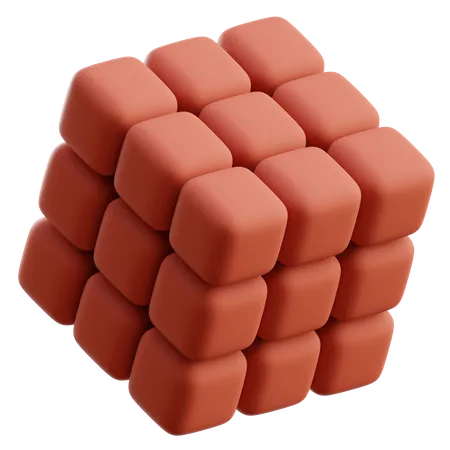 Cube Abstract  3D Icon