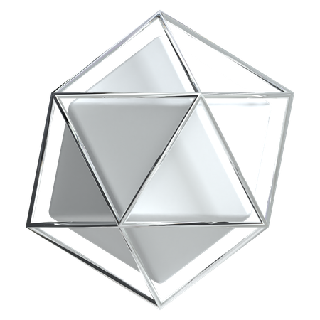 Cube Abstract Shape  3D Icon