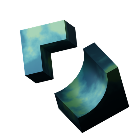 Cube Abstract Shape  3D Icon