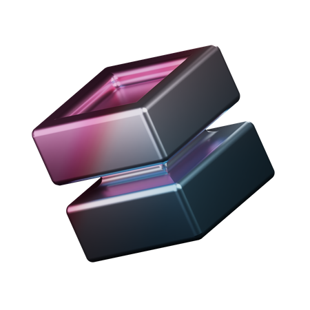 Cube Abstract Shape  3D Icon