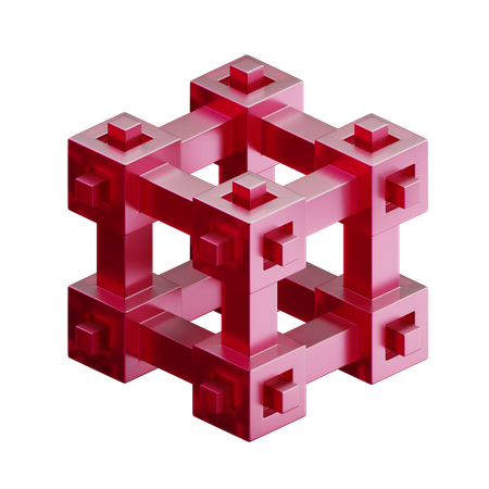 Cube Abstract Shape  3D Icon