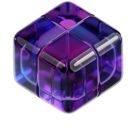 Cube Abstract Shape  3D Icon