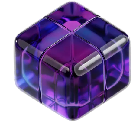 Cube Abstract Shape  3D Icon