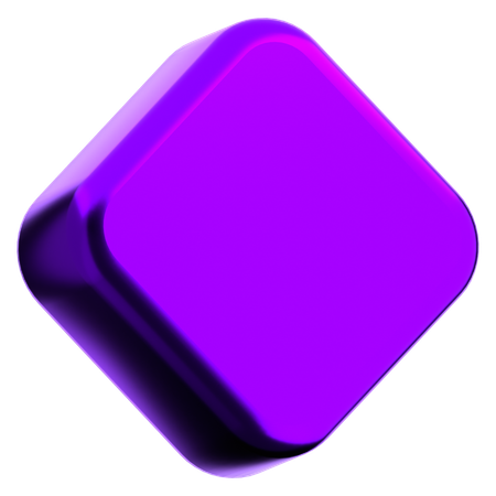 Cube Abstract Shape  3D Icon