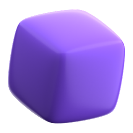 Cube Abstract Shape  3D Icon