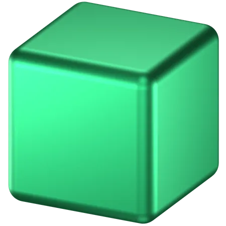 Cube Abstract Shape  3D Icon