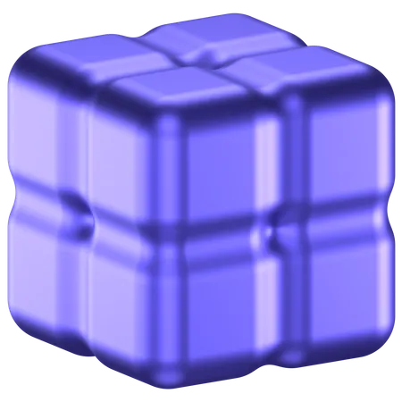 Cube Abstract Shape  3D Icon