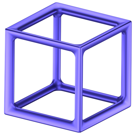 Cube Abstract Shape  3D Icon