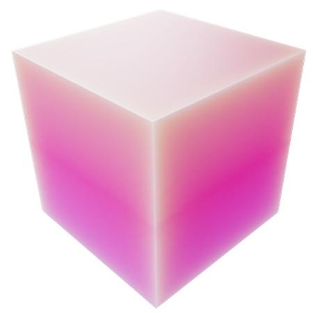 Cube Abstract Shape  3D Icon