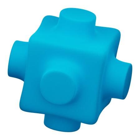 Cube Abstract Shape  3D Icon