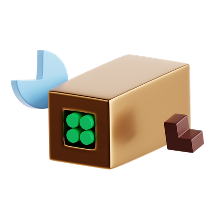 Cube Abstract Shape  3D Icon