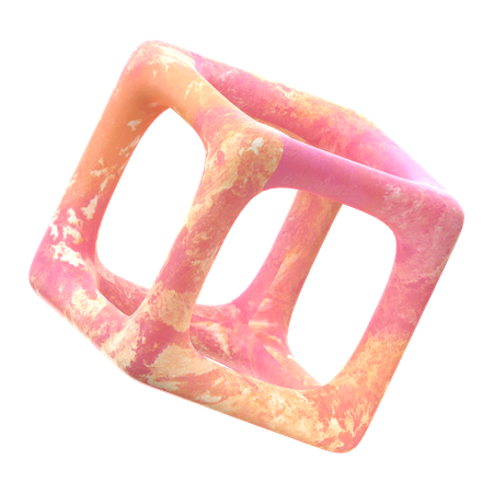 Cube Abstract Shape  3D Icon