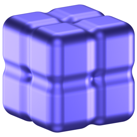 Cube Abstract Shape  3D Icon
