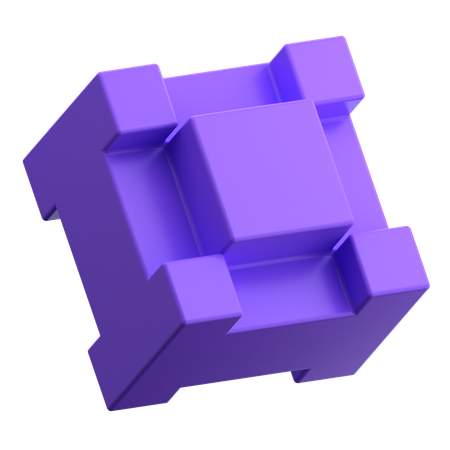 Cube Abstract Shapes  3D Icon